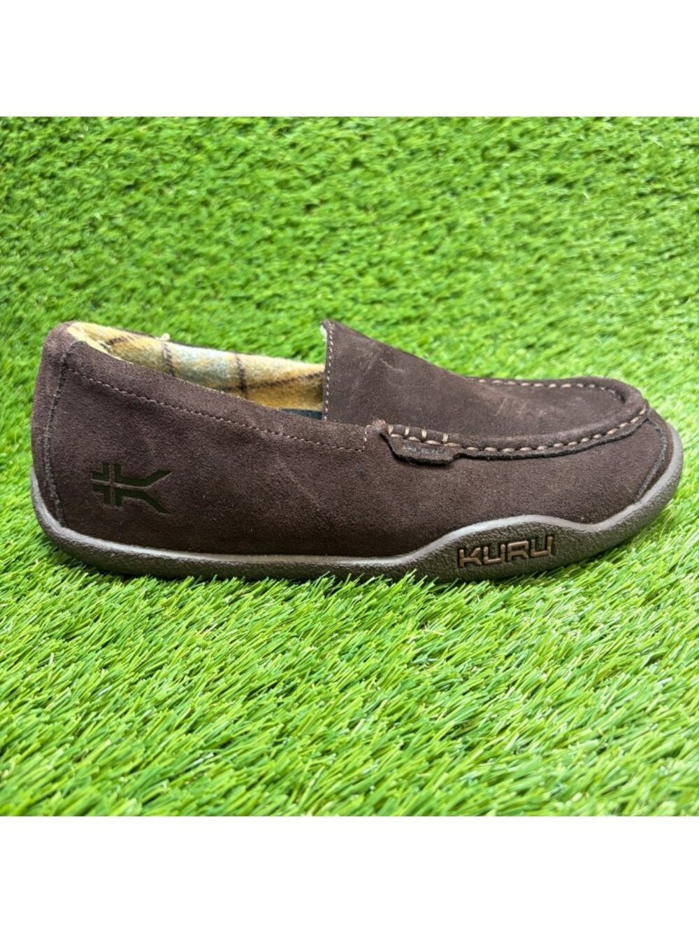 Kuru Loft Mens Size 7 Brown Casual Walking Moccasin Slip-On Slippers Shoes